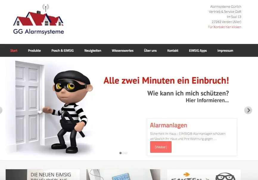 Absicherung und Webdesign für zuverlässigen Schutz und professionellen Auftritt.
