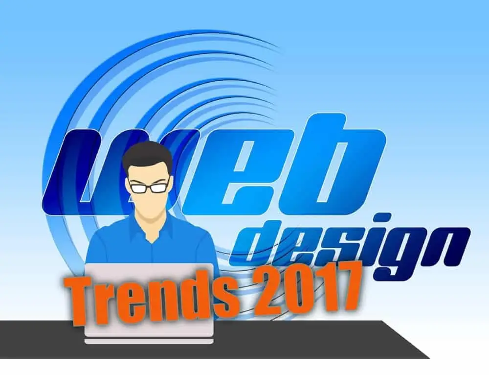 Web-Design Trends 2017 für moderne Websites.