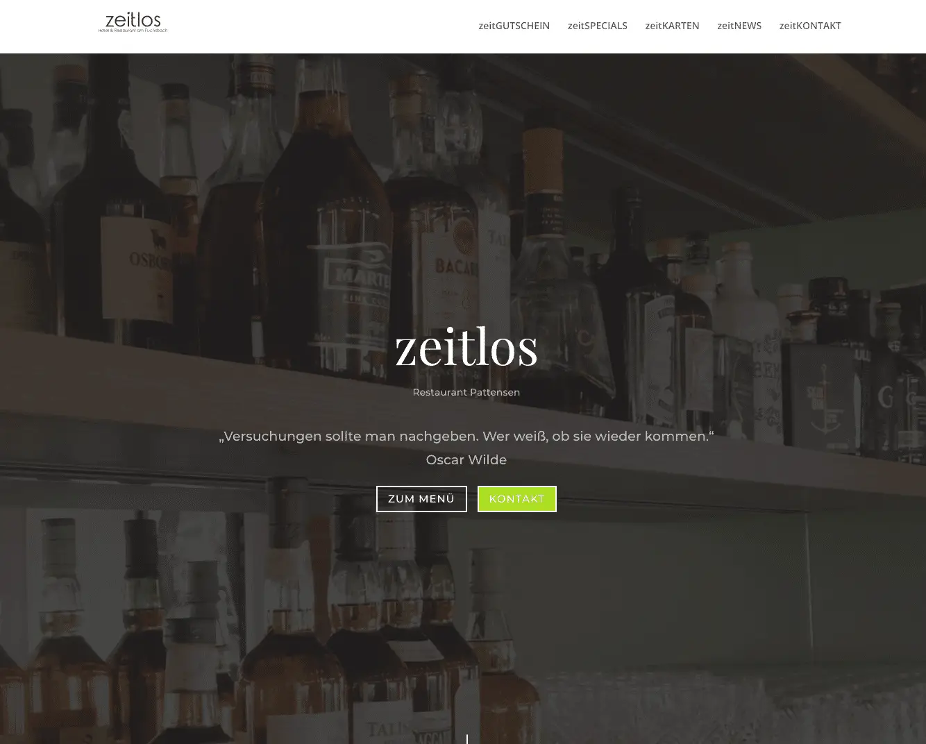 Attraktive Bar- und Restaurantgestaltung.