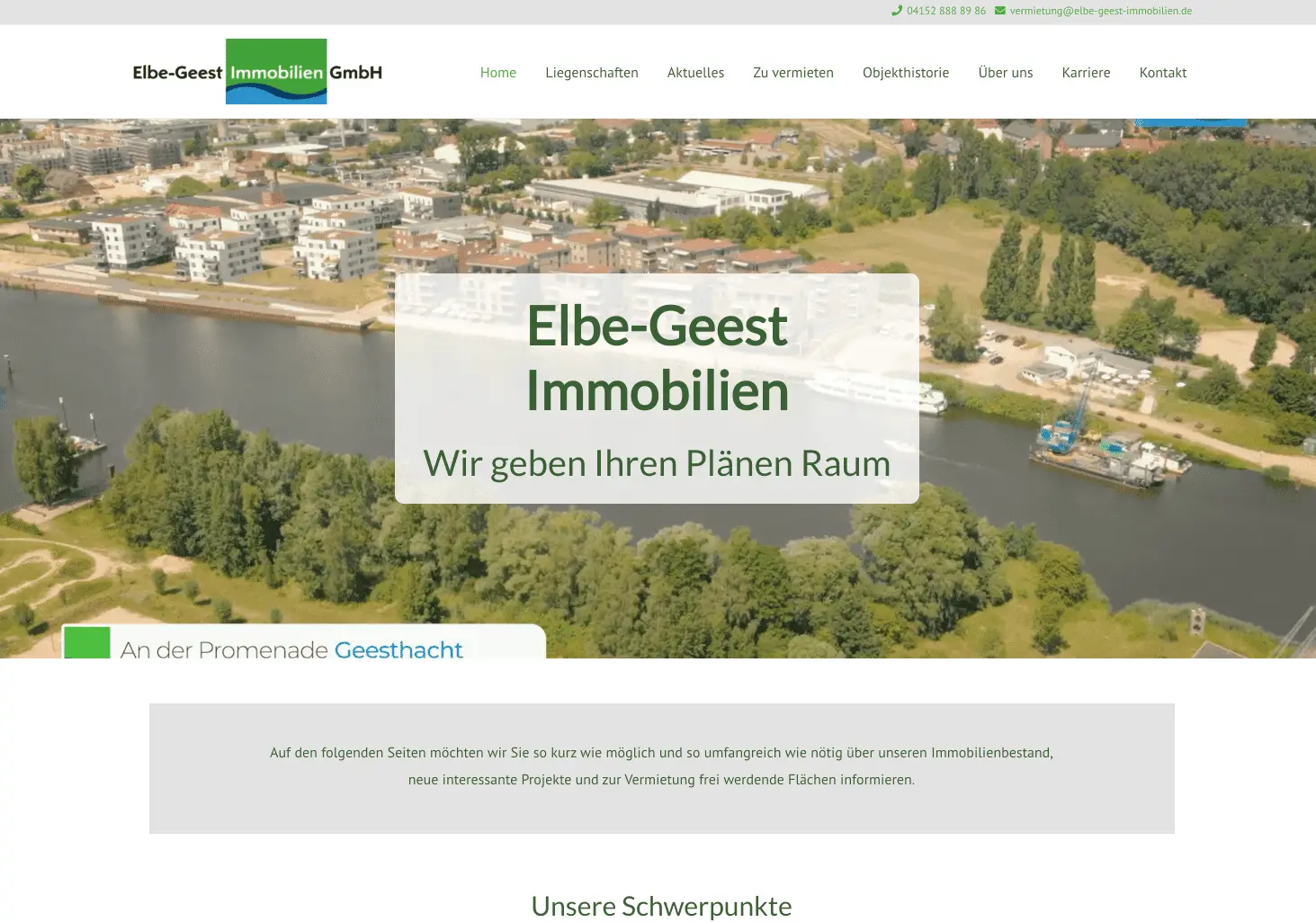 Luxuswohnungen und Immobilien am Wasser in Elbe-Gecast.