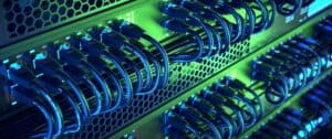 Hochwertiges Server-Equipment für Web-Hosting.